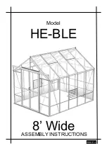 Greenhouse People HE-BLE Assembly Instructions Manual preview