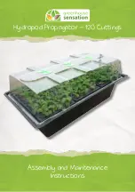 Предварительный просмотр 2 страницы greenhouse sensation Hydropod Propagator Assembly And Maintenance Instructions