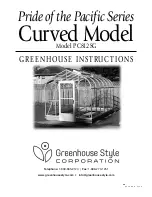 Greenhouse Style PC812SG Instructions Manual preview