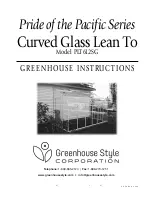 Greenhouse Style Pride of the Pacific PLT612SG Instructions Manual preview