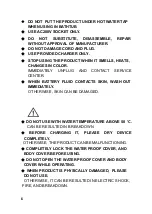 Preview for 6 page of Greening SPA HDW-0004 User Manual