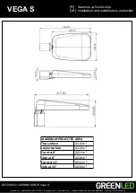 Предварительный просмотр 2 страницы GREENLED GLVS19 Installation And Maintenance  Instruction