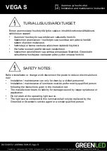 Предварительный просмотр 3 страницы GREENLED GLVS19 Installation And Maintenance  Instruction