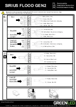 Предварительный просмотр 4 страницы GREENLED SIRIUS FLOOD GEN2 Installation Instruction