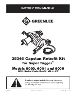 Preview for 1 page of Greenlee 35346 Instruction Manual