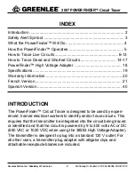 Preview for 2 page of Greenlee 38583 Instruction & Safety Manual