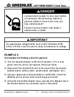 Предварительный просмотр 16 страницы Greenlee 38583 Instruction & Safety Manual