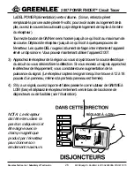 Preview for 26 page of Greenlee 38583 Instruction & Safety Manual