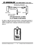 Preview for 28 page of Greenlee 38583 Instruction & Safety Manual