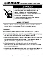 Preview for 35 page of Greenlee 38583 Instruction & Safety Manual