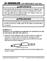 Preview for 48 page of Greenlee 38583 Instruction & Safety Manual