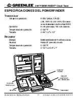 Preview for 57 page of Greenlee 38583 Instruction & Safety Manual