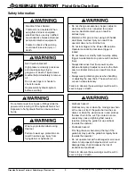 Preview for 4 page of Greenlee 43179 Limb-Lopper Operation, Service And Parts Instruction Manual