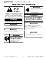 Preview for 3 page of Greenlee 45658 Instruction Manual