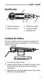 Предварительный просмотр 7 страницы Greenlee 500FP Instruction Manual