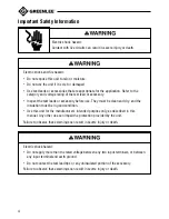 Preview for 4 page of Greenlee CM-1300 Instruction Manual