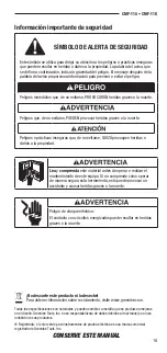 Preview for 16 page of Greenlee CMF-110 Instruction Manual