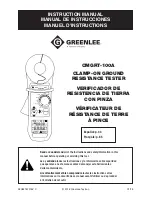 Preview for 33 page of Greenlee CMGRT-100A Instruction Manual