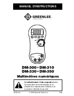 Preview for 27 page of Greenlee DM-300 Instruction Manual