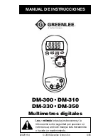 Preview for 105 page of Greenlee DM-300 Instruction Manual