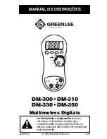 Preview for 131 page of Greenlee DM-300 Instruction Manual