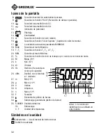 Предварительный просмотр 32 страницы Greenlee DM-860 Instruction Manual