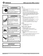 Предварительный просмотр 10 страницы Greenlee EBS12ML Operation Manual