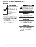 Preview for 11 page of Greenlee Fairmont 42306 Operation, Service & Parts Manual