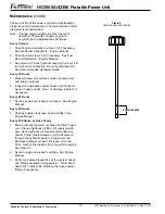 Preview for 12 page of Greenlee Fairmont 42306 Operation, Service & Parts Manual