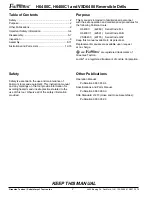 Preview for 2 page of Greenlee Fairmont H6400 Service Manual