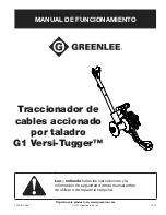 Предварительный просмотр 25 страницы Greenlee G1 Versi-Tugger Operation Manual