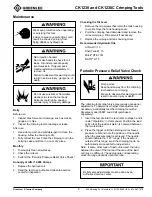 Preview for 9 page of Greenlee GATOR CK1230 Instruction Manual