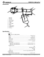 Предварительный просмотр 6 страницы Greenlee GATOR CSG50GL Instruction Manual