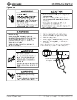 Предварительный просмотр 7 страницы Greenlee GATOR CSG50GL Instruction Manual