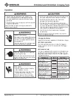 Preview for 6 page of Greenlee GATOR EK1230CLX Operation Manual