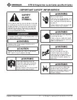 Preview for 3 page of Greenlee GATOR ETS12 Instruction Manual