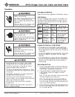 Preview for 6 page of Greenlee GATOR ETS12 Instruction Manual