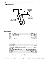 Preview for 5 page of Greenlee Gator LS60 Instruction Manual