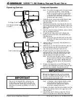 Preview for 7 page of Greenlee Gator LS60 Instruction Manual