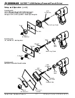 Preview for 10 page of Greenlee Gator LS60 Instruction Manual