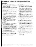 Preview for 18 page of Greenlee Gator LS60 Instruction Manual