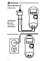 Предварительный просмотр 12 страницы Greenlee GT-220 Instruction Manual