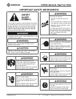 Preview for 3 page of Greenlee H4905A Instruction Manual