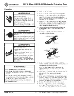 Предварительный просмотр 6 страницы Greenlee HK1240 Instruction Manual