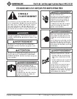 Предварительный просмотр 19 страницы Greenlee HKL1232 Instruction Manual
