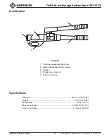 Предварительный просмотр 21 страницы Greenlee HKL1232 Instruction Manual