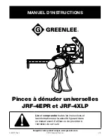 Preview for 13 page of Greenlee JRF-4EPR Instruction Manual