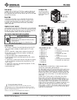 Preview for 4 page of Greenlee PA1594 Instruction Manual