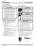 Preview for 6 page of Greenlee Reel-X FTXF-100 Instruction Manual