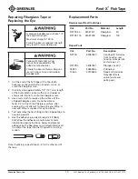 Preview for 10 page of Greenlee Reel-X FTXF-100 Instruction Manual